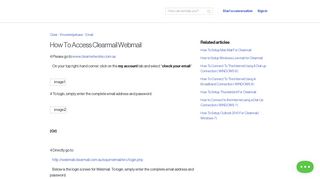 How To Access Clearmail Webmail - Clear Support