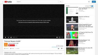 Thomson Reuters CLEAR - YouTube