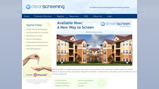 Welcome to Clearscreening.com