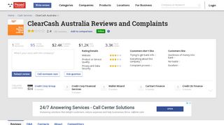 95 ClearCash Australia Reviews and Complaints @ Pissed Consumer