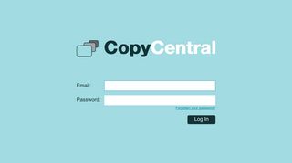 Logo Email: Password: Forgotten your password? Log in