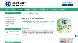 Mobile Banking | Community Bank & Trust