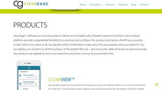 ClearGage Payment Solution Products