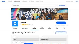 Working at Clearlink: 72 Reviews about Pay & Benefits | Indeed.com