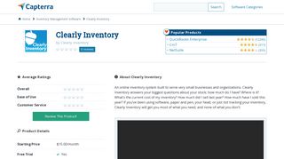 Clearly Inventory Reviews and Pricing - 2019 - Capterra