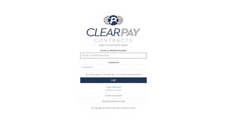 Clear Pay Contracts: Login