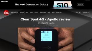 Clear Spot 4G - Apollo - Cnet