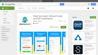 ClearTax Invest - Mutual Funds and SIP Investments - Apps on Google ...