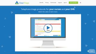 Cleartriage Sign In Login