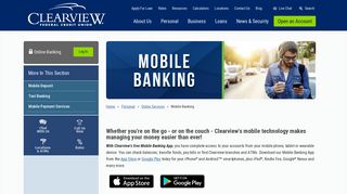 Mobile Banking - Clearview FCU