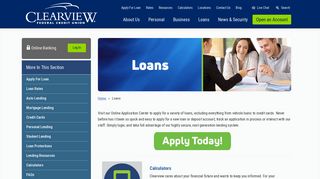 Loans - Clearview Federal Credit Union