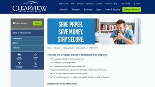 eStatements - Clearview FCU - Clearview Federal Credit Union