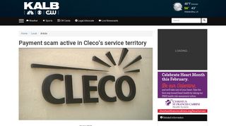 Payment scam active in Cleco's service territory - KALB