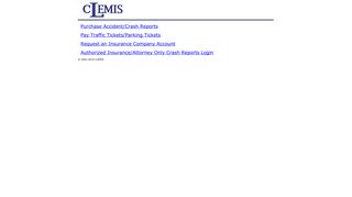 CLEMIS External Services Index