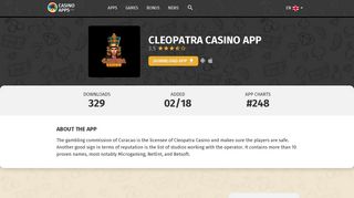 Cleopatra Casino App Review for Android (APK) & iPhone | January ...