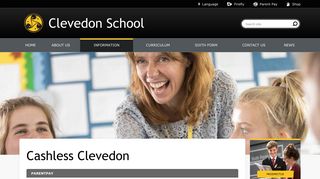 Clevedon School - Cashless Clevedon