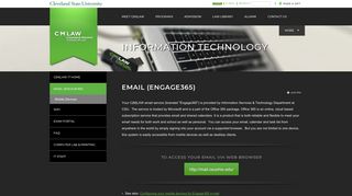 Email (Engage365) | Cleveland-Marshall College of Law