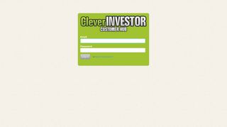 Clever Investor - Log in