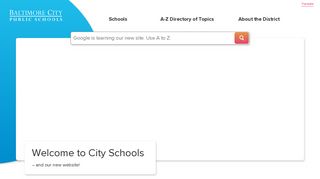 Academics / Clever Portal - Baltimore City Public Schools