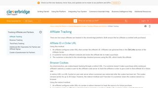 Affiliate Tracking | cleverbridge