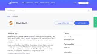 CleverReach | BigCommerce