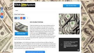Click Cash System - Totally Legal Way To Earn Lots Of Money