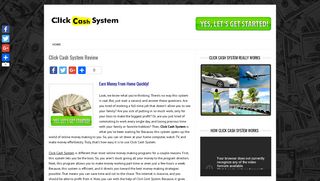 Click Cash System - Can This Earn You Money From Home? | Review