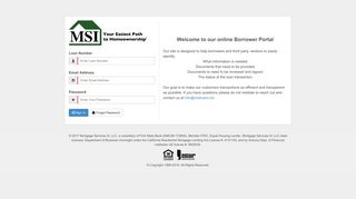 Borrower Portal