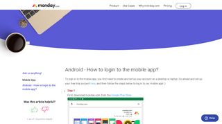 Android - How to login to the mobile app? – Hey. Ask us anything!
