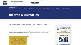 UP Application Status 2018 / 2019 – How to Track - Student Room
