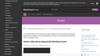 Email | Blackboard Help