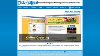 Click4AMeal: Online Ordering for Restaurants | Home