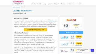 Clickandflirt Expert Review: Dating Site Ratings, Costs & Features