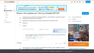 Where n the website can I find my Clickatell API ID? - Stack Overflow