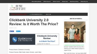 Clickbank University 2.0 Review: Is it Worth The Price?