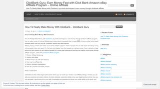 clickbank login | ClickBank Guru: Earn Money Fast with Click Bank ...