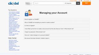 Managing your Account - ClickBD | Help Center