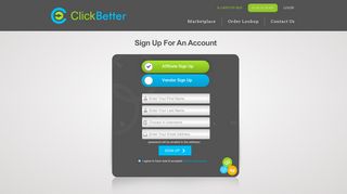 Signup to ClickBetter