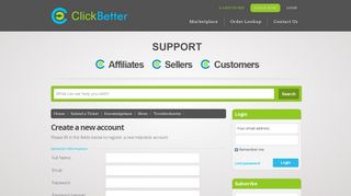 Register - ClickBetter.com