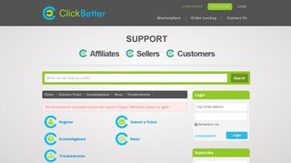 Sign Up For An Account - ClickBetter.com