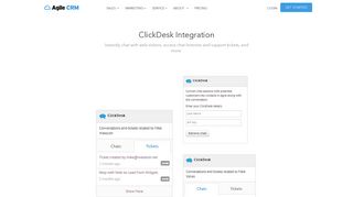 ClickDesk Integration | Agile CRM