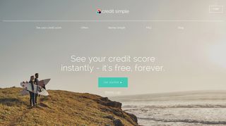 Credit Simple - See your credit score and credit report for free.