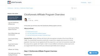 Clickfunnels Affiliate Program Overview – ClickFunnels