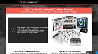 Funnel University Affiliate Program - ClickFunnels