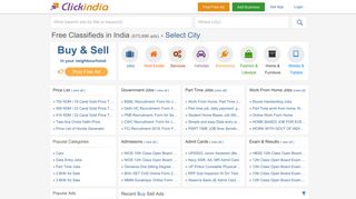 Clickindia Classifieds,Free Classified Ads,Buy Sell Classified Ads