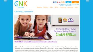ClickN Spell Online Lessons | Spelling Games for Kids - CNK Digital