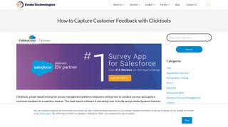 How to Capture Customer Feedback with Clicktools