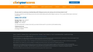 How To Cancel Membership - Clickyourscores.com - Get Your Credit ...