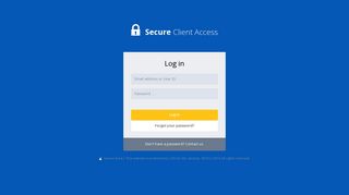 Login (Secure Client Access)