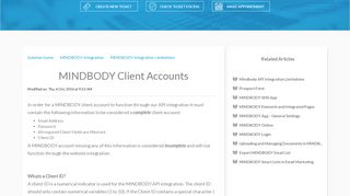 MINDBODY Client Accounts : LiveEdit Education